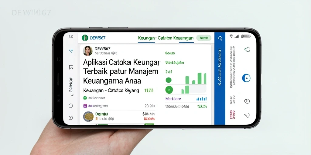 Antarmuka DEWI567 yang sederhana untuk Catatan Keuangan.