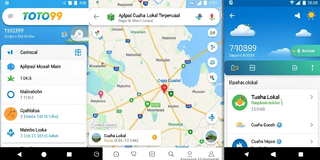 Tampilan antarmuka aplikasi TOTO99 yang informatif dan menarik.